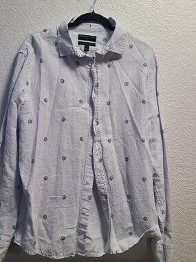 Banana Republic Ling Sleeve Linen button up , Mens Large